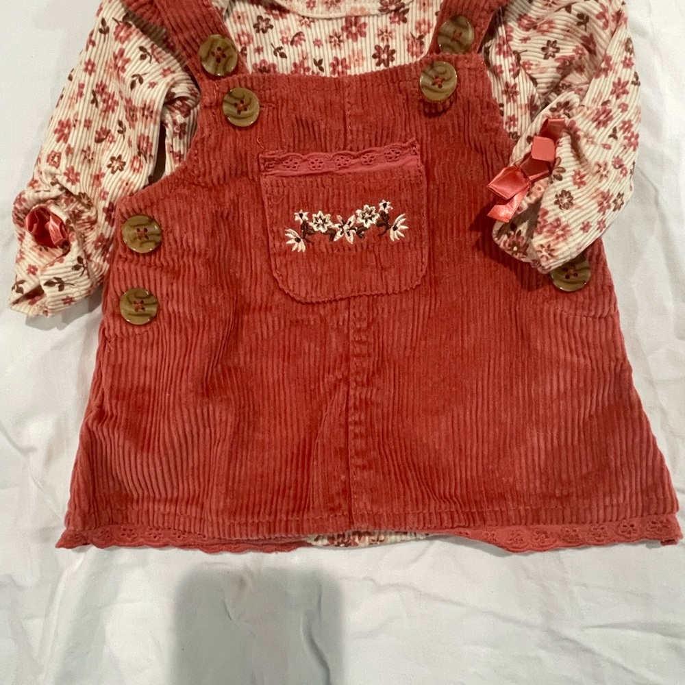 2 piece long sleeve shirt with dress